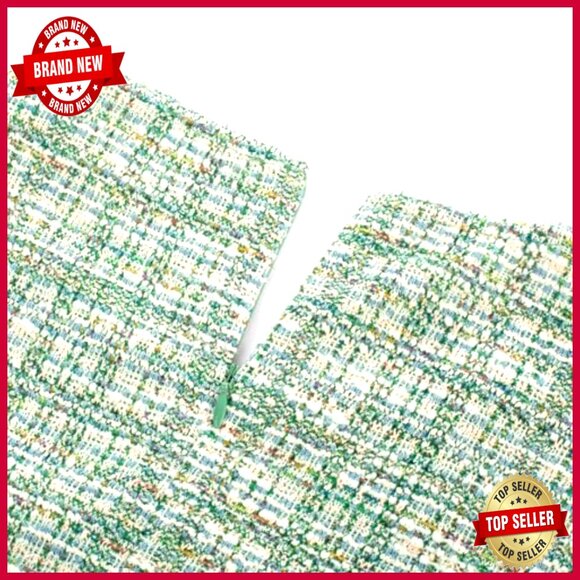 Tweed Pencil Dress Cap Sleeve Bodycon Work Elegant Retro Chic Stretchy - Picture 6 of 6